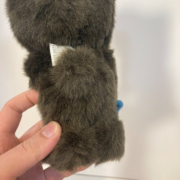 Monchhichi Brown Bear Hokkaido Fish Sekiguchi Doll Toy Plush Japanese Monkey - Picture 7 of 11